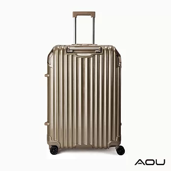 AOU 節奏生活系列 19.5吋 蜂巢結構省力手把TSA海關鎖行李箱 鋁框箱 90-031C金