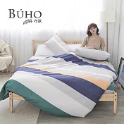 《BUHO》單人床包+雙人舖棉兩用被三件組 《樸居靜寓》