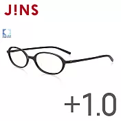 JINS 閱讀用濾藍光老花眼鏡+1.00 (AFRD18A049)黑色
