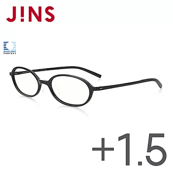 JINS 閱讀用濾藍光老花眼鏡+1.50 (AFRD18A050) 黑色