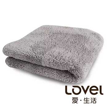 Lovel 7倍強效吸水抗菌超細纖維小浴巾-共9色礦岩灰