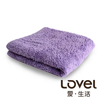Lovel 7倍強效吸水抗菌超細纖維小浴巾-共9色柔棉紫