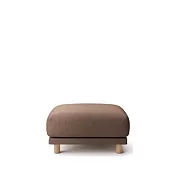 [MUJI無印良品]聚氨酯獨立筒沙發凳套/ 棉麻平織/棕色