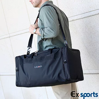Ex-Sports亞克仕 旅行袋 防潑水行李袋收納出差-54cm黑-178-2B