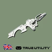 【TRUE UTILITY】英國多功能8合1迷你鑰匙圈工具組KeyTool(吊卡版) TU247K