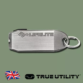 【TRUE UTILITY】英國多功能USB迷你LED手電筒鑰匙圈LifeLite