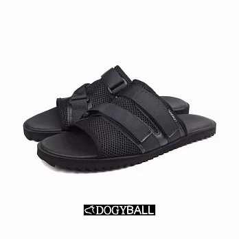 【Dogyball】簡單穿搭 輕鬆生活 簡約都會休閒寬楦涼拖鞋爵士黑US8爵士黑