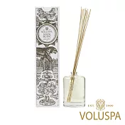 VOLUSPA 美國香氛擴香瓶 Maison Blanc 白屋系列 Suede Blanc 布蘭克絨 浮雕玻璃罐 177ml