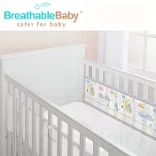 英國 BreathableBaby 透氣嬰兒床圍 兩側型 (19436晚安小熊)