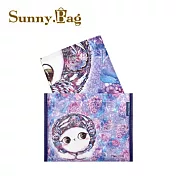 Sunny Bag - 好喵 輕便野餐墊-抬頭貓-繡球花
