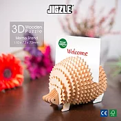 JIGZLE ® 3D-木拼圖-刺蝟型名片架