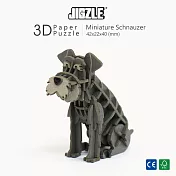 JIGZLE ® 3D-紙拼圖-雪納瑞