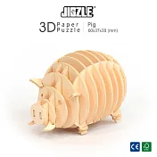 JIGZLE ® 3D-紙拼圖-豬
