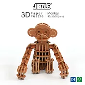 JIGZLE ® 3D-紙拼圖-猴子