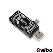 aibo OTG115 雙介面 OTG讀卡機 (USB A公+SD/TF讀卡)