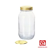 日本ADERIA 雙蓋玻璃儲物罐925ml(2入)