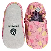 英國 POCONIDO 手工嬰兒鞋 (綻放鬱金香)18-24個月