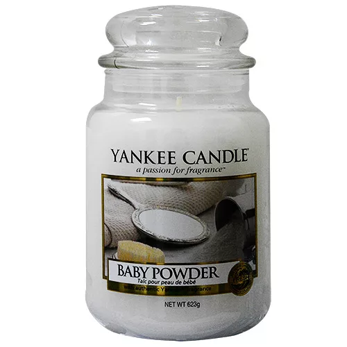 YANKEE CANDLE 香氛蠟燭 623g-嬰兒爽身粉