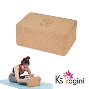 【KS yogini】天然環保 伸展軟木瑜珈磚9.5cm