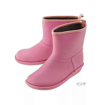 日本製【Charming】時尚造型 個性雪靴雨鞋 712 粉紅色S