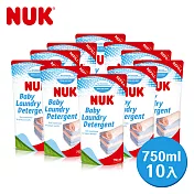 德國NUK-嬰兒洗衣精補充包750ml-10入 (箱購)