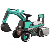 TECHONE MOTO 17 模擬操控兒童電動挖土機藍色