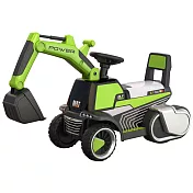 TECHONE MOTO 17 模擬操控兒童電動挖土機綠色