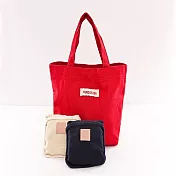 【U】PUREDESIGN - 時尚 Daily bag-S (三色可選) - 紅色