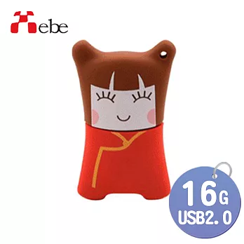 【Xebe集比】 中國娃娃-女 造型隨身碟 16G
