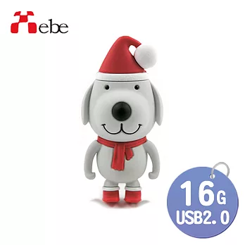 【Xebe集比】 聖誕狗狗 造型隨身碟 16G