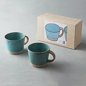 有種創意 - 日本美濃燒 - 細刻紋馬克對杯禮盒組(2件式)