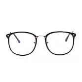 【大學眼鏡】AIMI 濾藍光亮黑中性流行款眼鏡 5026亮黑
