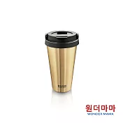 韓國WONDER MAMA 480ml香檳金不鏽鋼保溫杯(含蓋)