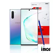 iMos 3H3SAS Samsung Note 10+ (正面)超抗非滿版潑水疏油效果保護貼