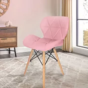 E-home Jael耶爾蝴蝶餐椅 粉紅色粉紅色