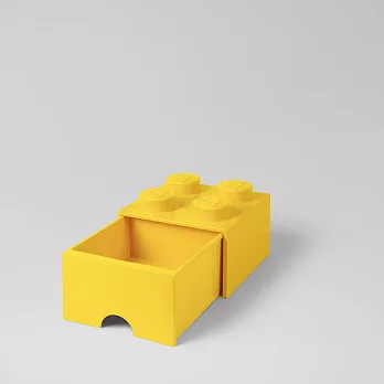 丹麥LEGO 放大版樂高抽屜4凸(經典黃)