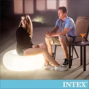 【INTEX】氛圍燈座/充氣腳墊(86x33cm)-室內戶外二用(68697)