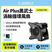 【美國 Lasko】AirSmart黑武士渦輪循環風扇 U15617TW 贈原廠收納袋+風扇清潔刷