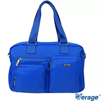 Verage ~ 橫式手提肩側背包 (藍色)