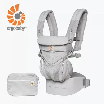 Ergobaby Omni全階段型四式360透氣款嬰兒揹巾/揹帶-灰色