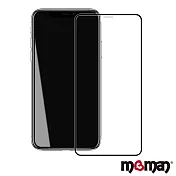 Mgman iPhone 11 ProMax 6.5吋 3D隱形滿板0.25mm鋼化玻璃保護貼-黑邊