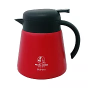 寶馬牌316不鏽鋼800ml保溫保冷咖啡壺(紅色) SHW-CF-800-R