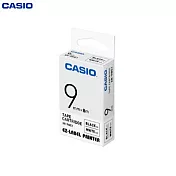 CASIO標籤機色帶9mm白底黑字