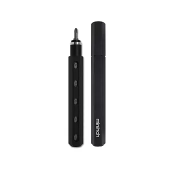 Tool Pen 工具筆 附18個螺絲起子頭消光黑