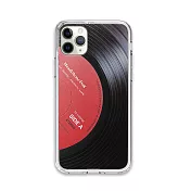 防摔唱片立體紋路手機殼(經典紅)iPhone-11Pro