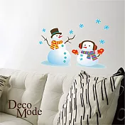 DecoWall 圖像壁貼 ◆ 雪人
