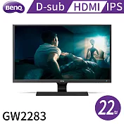 BenQ 22型IPS面板光智慧護眼液晶螢幕-GW2283(D-sub/HDMI)