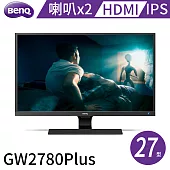 BenQ 27型光智慧玩色螢幕-GW2780Plus(DP/HDMI1.4/耳機孔/喇叭2w*2/色弱功能)