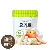 乳酸菌優格球：蘋果四入組【韓國 Ssalgwaja 米餅村】
