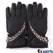 Ex-sports 防水保暖手套 超輕量多功能(女款-7361)F-黑色